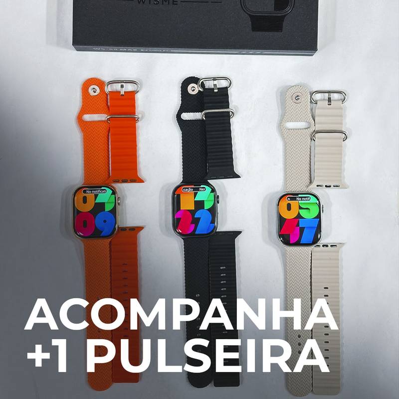 SmartWatch Ws-s9 Max  Nivel Amoled + 2 PULSEIRA GRÁTIS