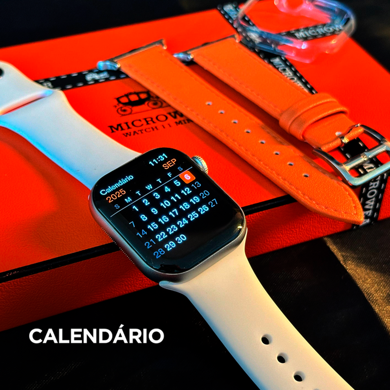 SmartWatch W11 PRO MINI SÉRIES 11 WHATSAPP 1GB + PULSEIRA GRÁTIS