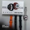 Smartwatch N10 Ultra 49mm + Kit com 4 PULSEIRAS GRÁTIS