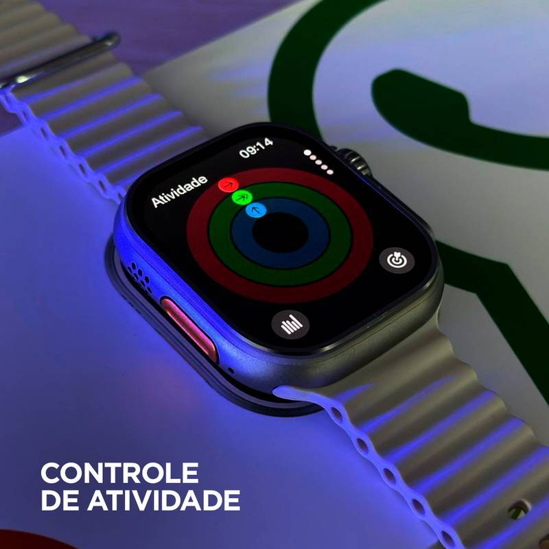 SmartWatch U4 PLUS Amoled  Séries 10  + PULSEIRA GRÁTIS