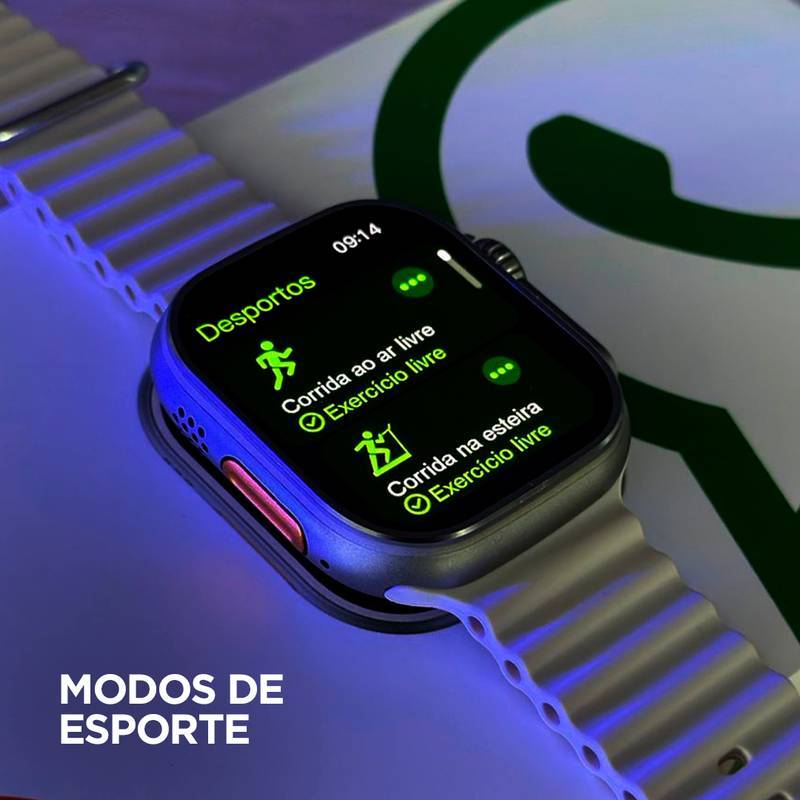 SmartWatch U4 PLUS Amoled  Séries 10  + PULSEIRA GRÁTIS