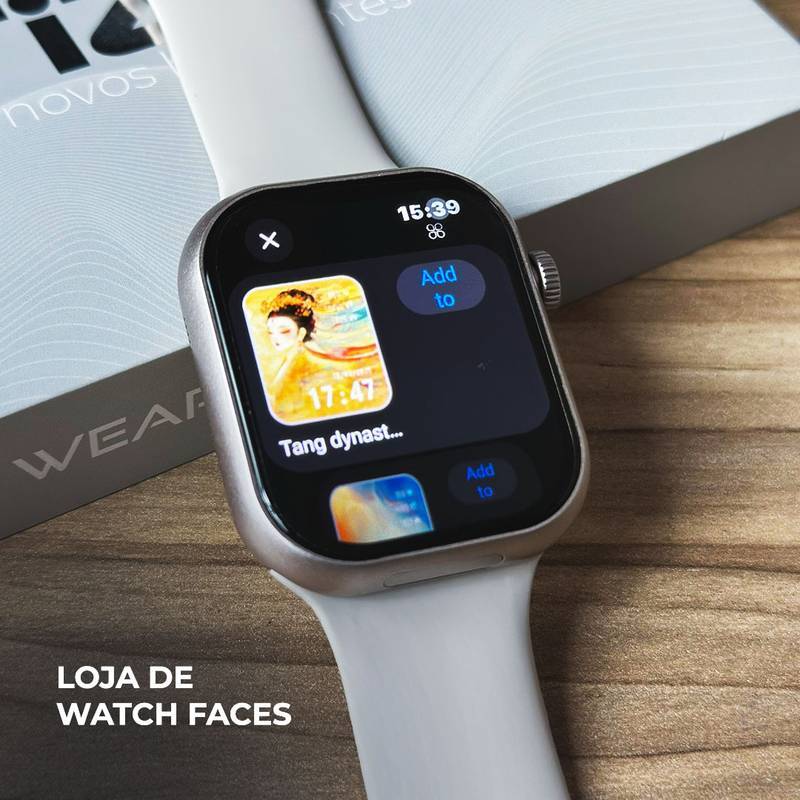 SmartWatch Horizon Lite + 4G Câmera Rotativa  3GB + 32GB  Celular de Pulso Slim + PULSEIRA GRÁTIS