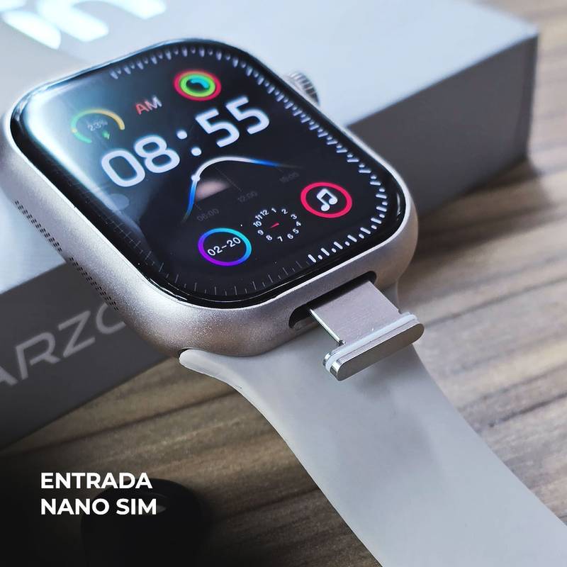 SmartWatch Horizon Lite + 4G Câmera Rotativa  3GB + 32GB  Celular de Pulso Slim + PULSEIRA GRÁTIS