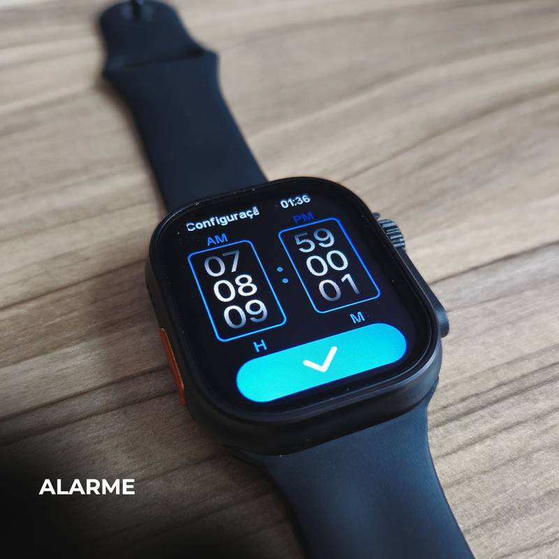 Smartwatch N10 Ultra 49mm + Kit com 4 Pulseiras GRÁTIS