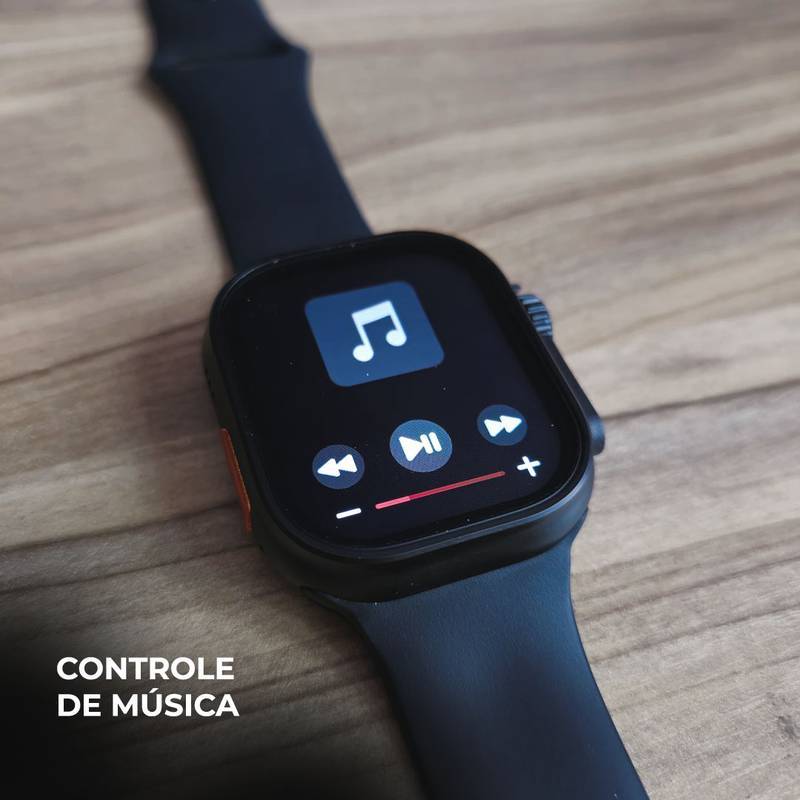 Smartwatch N10 Ultra 49mm + Kit com 4 Pulseiras GRÁTIS