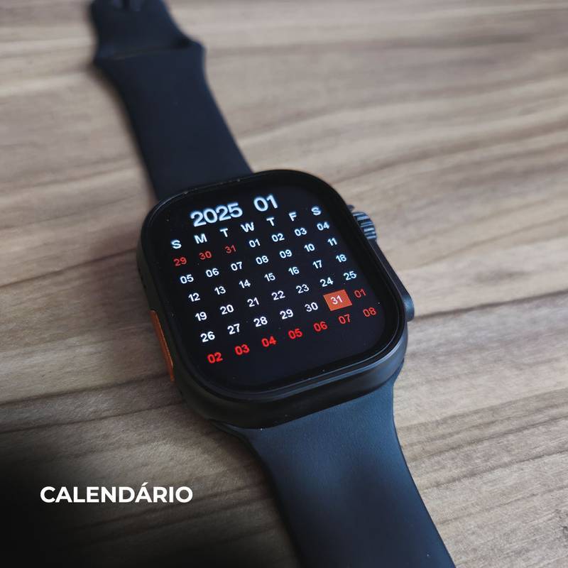 Smartwatch N10 Ultra 49mm + Kit com 4 Pulseiras GRÁTIS