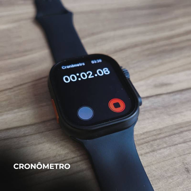 Smartwatch N10 Ultra 49mm + Kit com 4 Pulseiras GRÁTIS