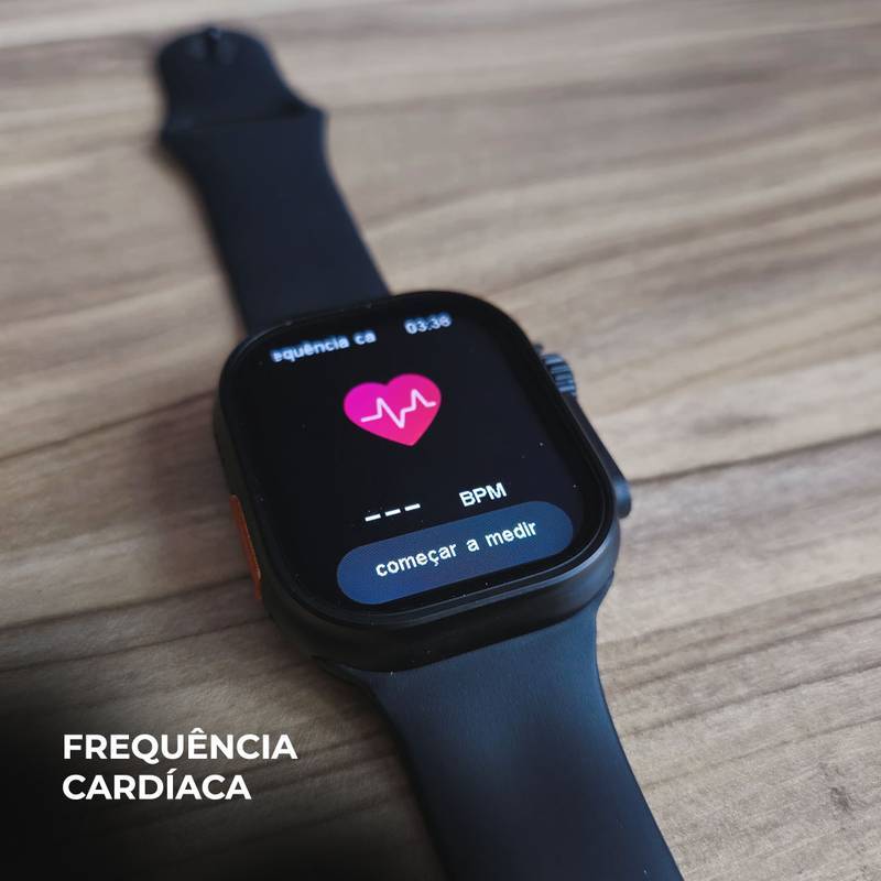 Smartwatch N10 Ultra 49mm + Kit com 4 Pulseiras GRÁTIS