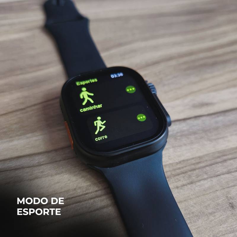 Smartwatch N10 Ultra 49mm + Kit com 4 Pulseiras GRÁTIS