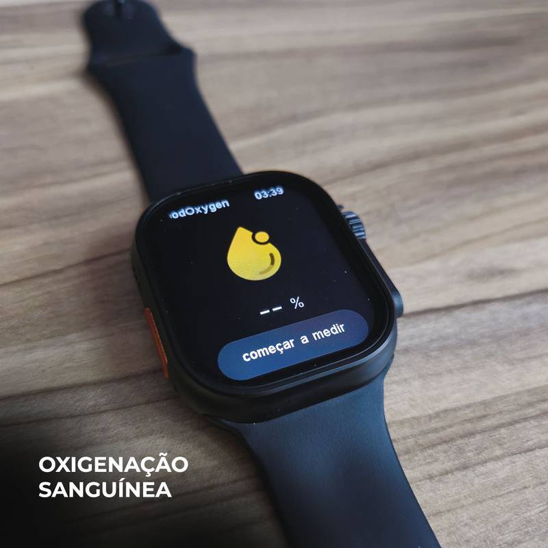 Smartwatch N10 Ultra 49mm + Kit com 4 Pulseiras GRÁTIS