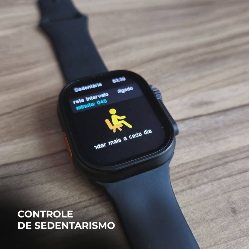 Smartwatch N10 Ultra 49mm + Kit com 4 Pulseiras GRÁTIS