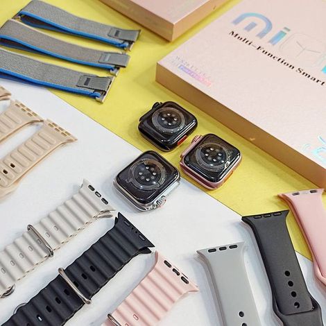 Smartwatch WS26 Dual Touch + Kit com 4 Pulseiras GRÁTIS