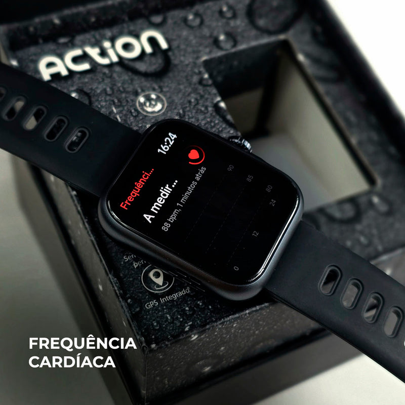 SmartWatch Action À Prova D'água 3 ATM Alexa e GPS Integrado + PULSEIRA GRÁTIS
