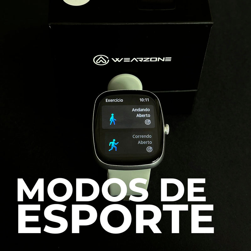 SmartWatch Easy  À Prova D'água 1 ATM  Esportivo Bateria De Longa Duração + PULSEIRA GRÁTIS