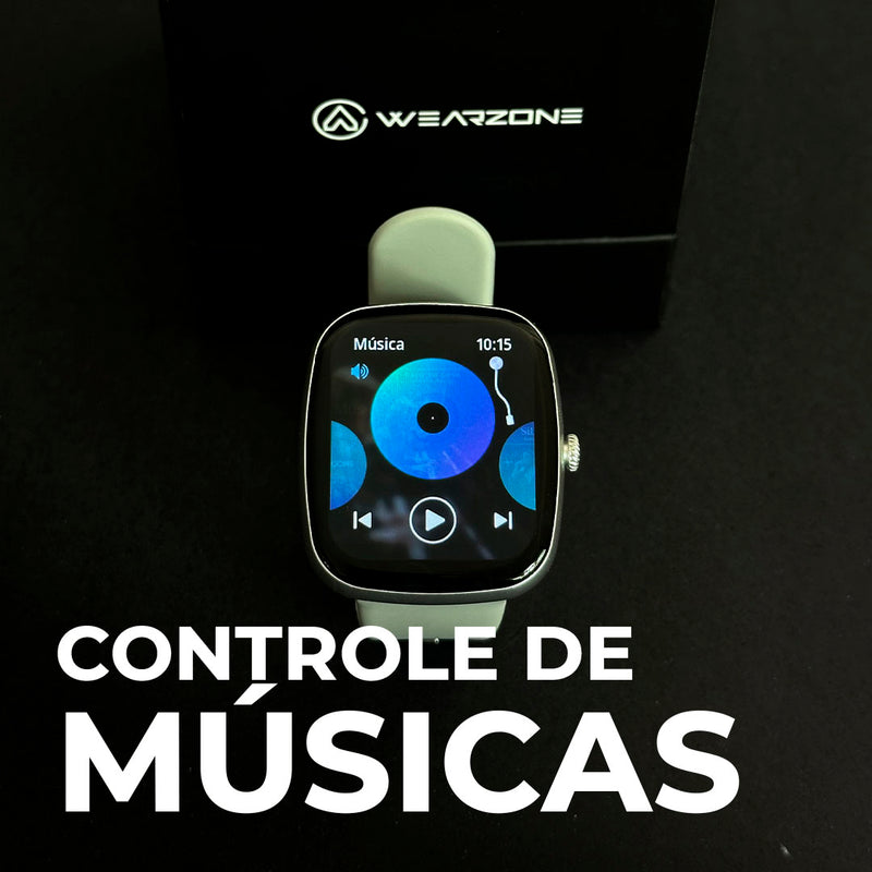 SmartWatch Easy  À Prova D'água 1 ATM  Esportivo Bateria De Longa Duração + PULSEIRA GRÁTIS