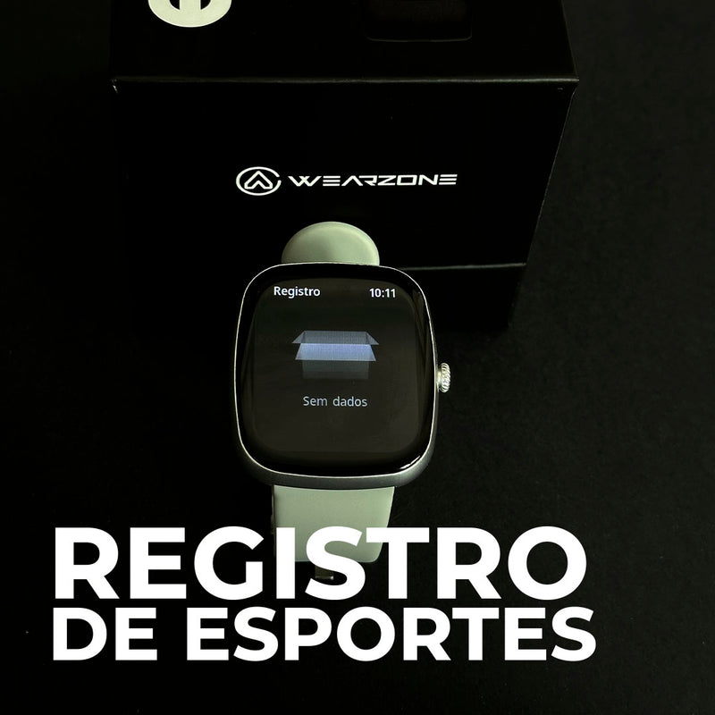 SmartWatch Easy  À Prova D'água 1 ATM  Esportivo Bateria De Longa Duração + PULSEIRA GRÁTIS