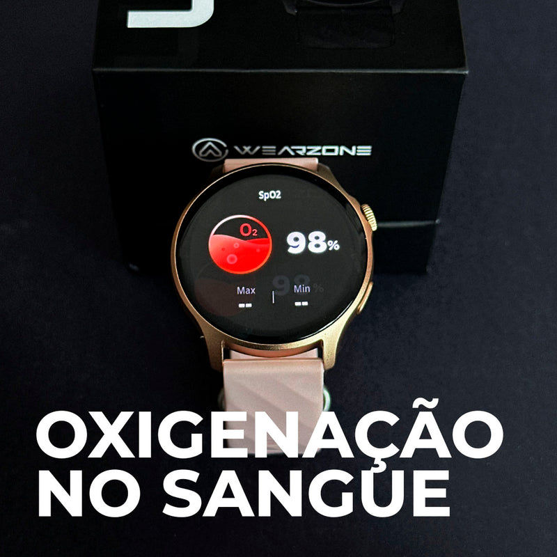 SmartWatch Life  À Prova D'Água 1 ATM  Esportivo  Amoled  + PULSEIRA GRÁTIS