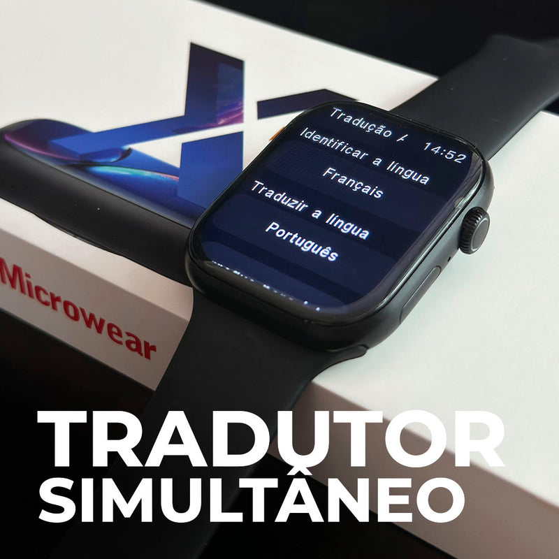 SmartWatch S10 Chat GPT em Português Tradutor de Idiomas + PULSEIRA GRÁTIS| Microwear