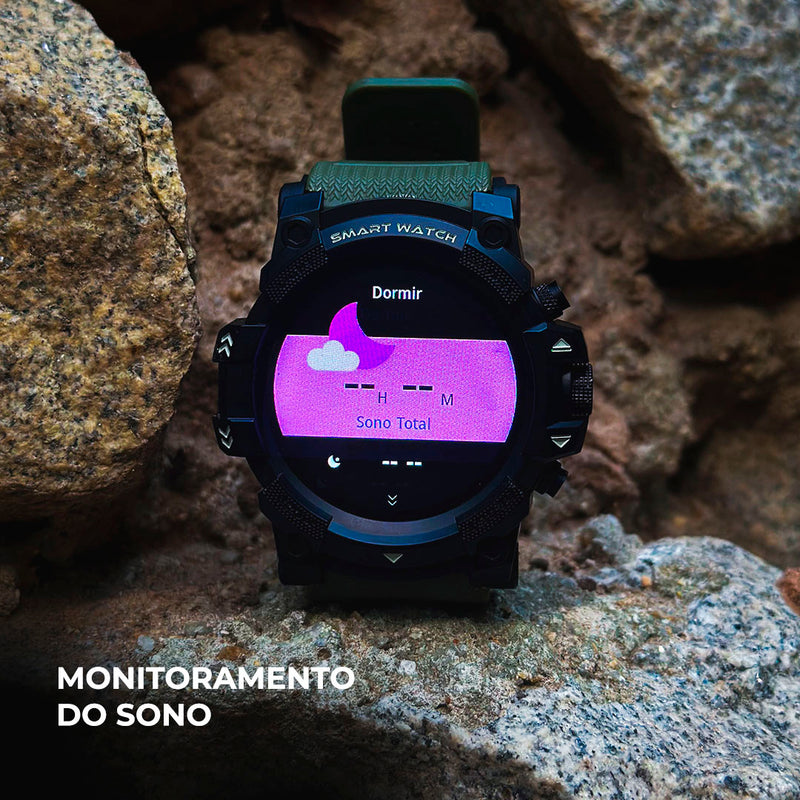 SmartWatch Thunder À Prova D'água 1atm Conexão C/ Strava Gps Tracking Integrado