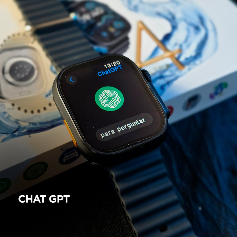 SmartWatch U4 Chat GPT Series10  + PULSEIRA GRÁTIS