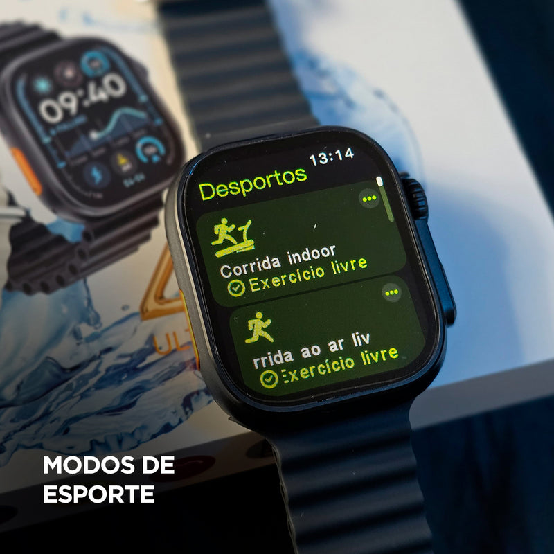 SmartWatch U4 Chat GPT Series10  + PULSEIRA GRÁTIS