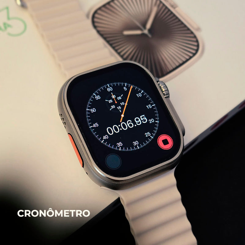 SmartWatch ULTRA U3W  Chat GPT Responde Whatsapp + PULSEIRA GRÁTIS