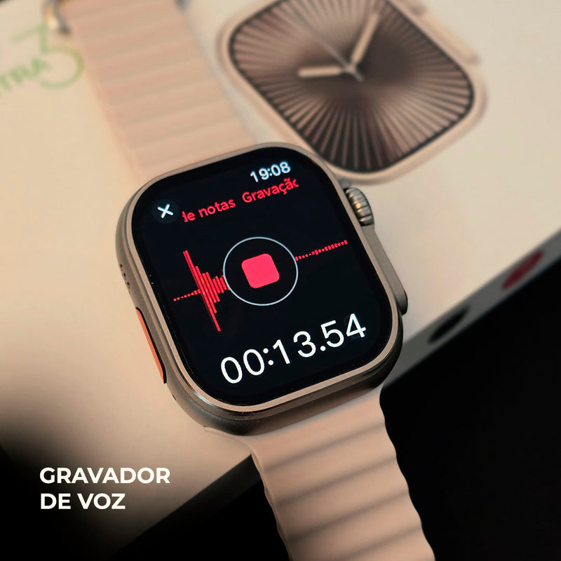 SmartWatch ULTRA U3W  Chat GPT Responde Whatsapp + PULSEIRA GRÁTIS