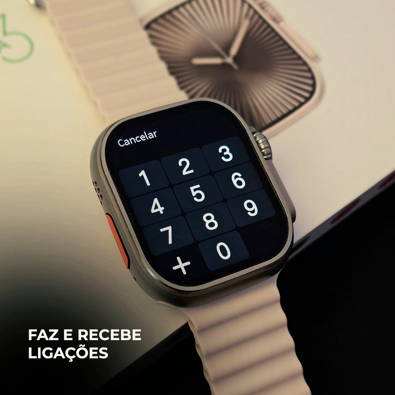 SmartWatch ULTRA U3W  Chat GPT Responde Whatsapp + PULSEIRA GRÁTIS