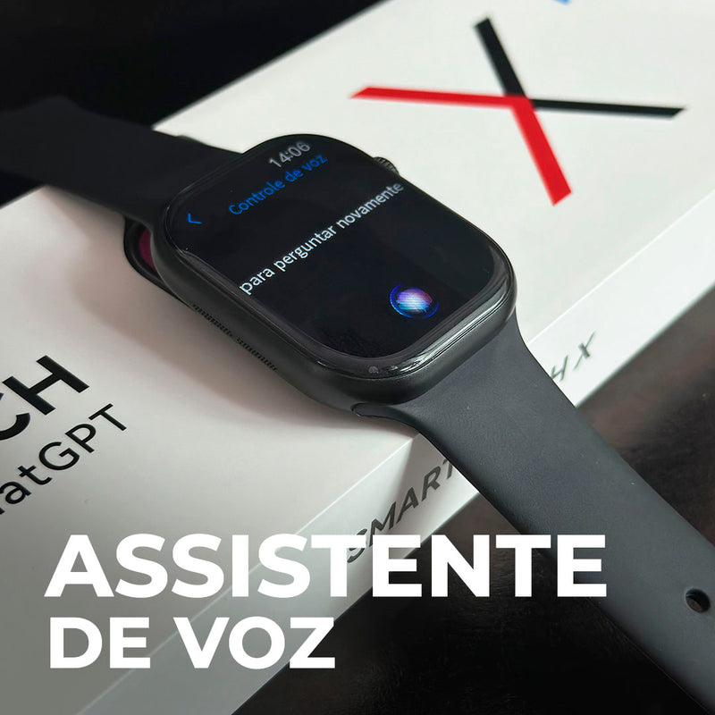 SmartWatch W10 chat GPT em Português + Capinha e pulseira GRÁTIS