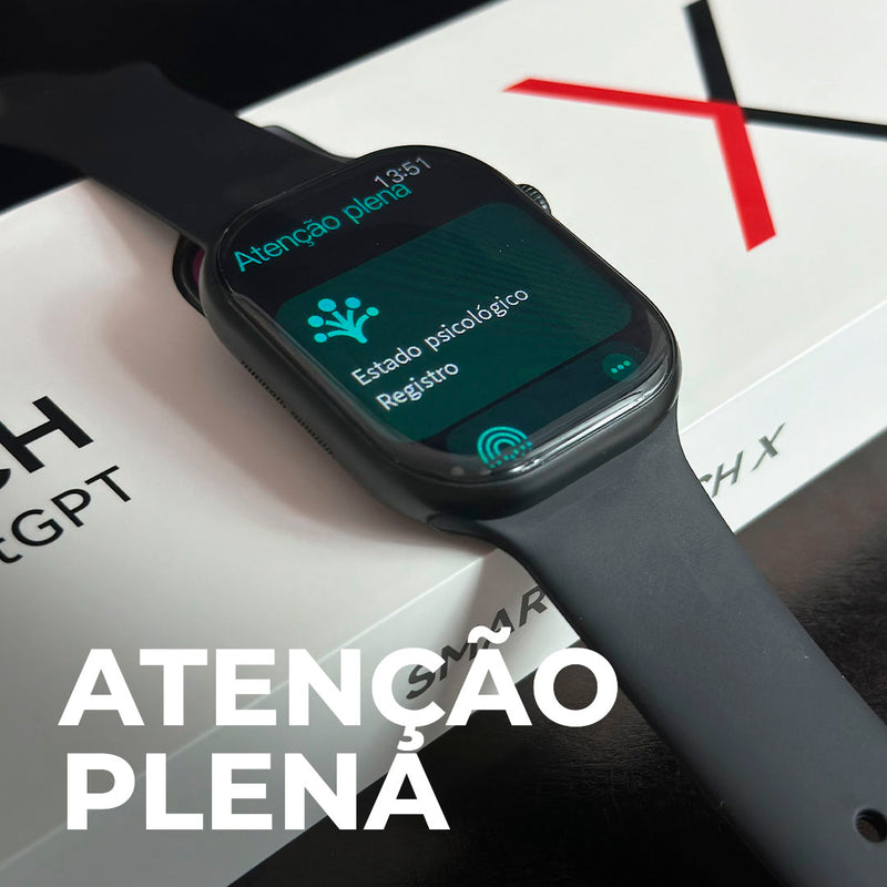 SmartWatch W10 chat GPT em Português + Capinha e pulseira GRÁTIS