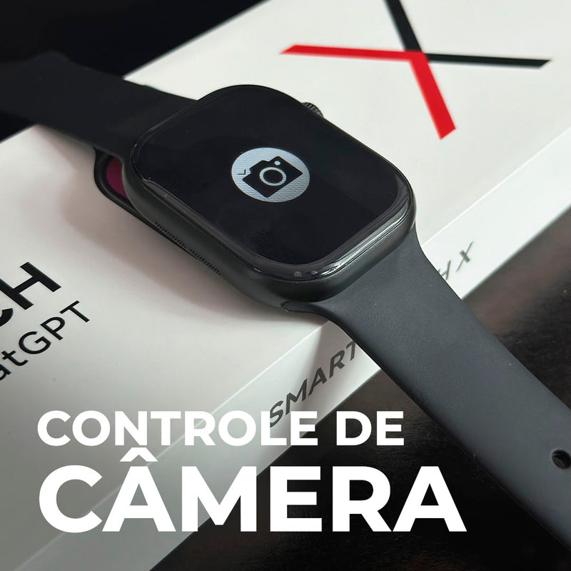 SmartWatch W10 chat GPT em Português + Capinha e pulseira GRÁTIS
