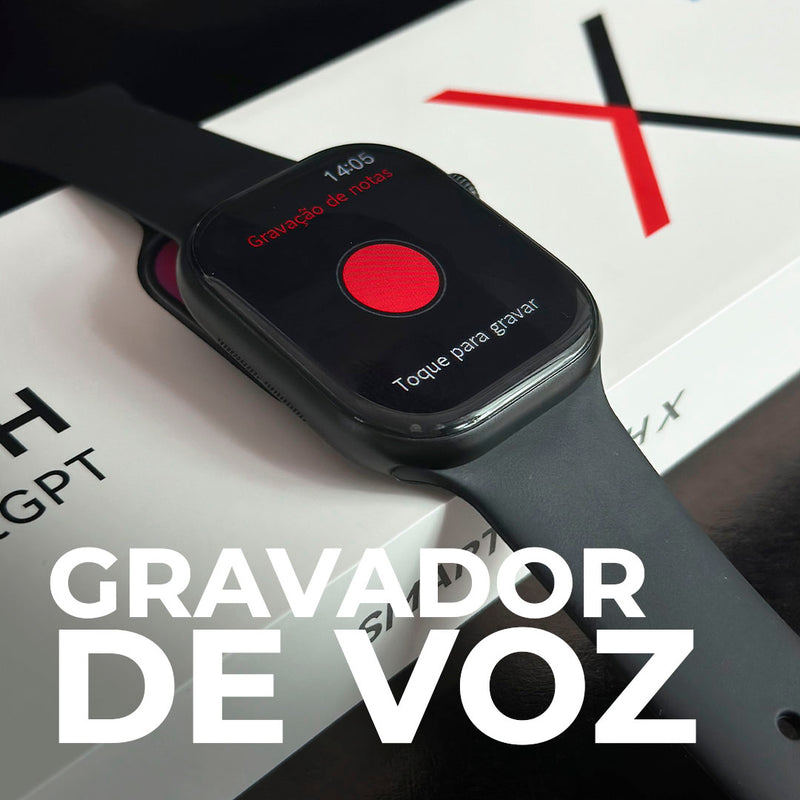 SmartWatch W10 chat GPT em Português + Capinha e pulseira GRÁTIS