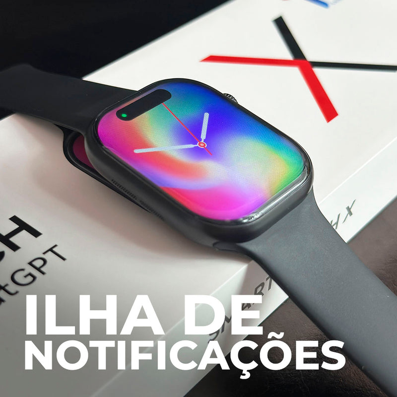 SmartWatch W10 chat GPT em Português + Capinha e pulseira GRÁTIS