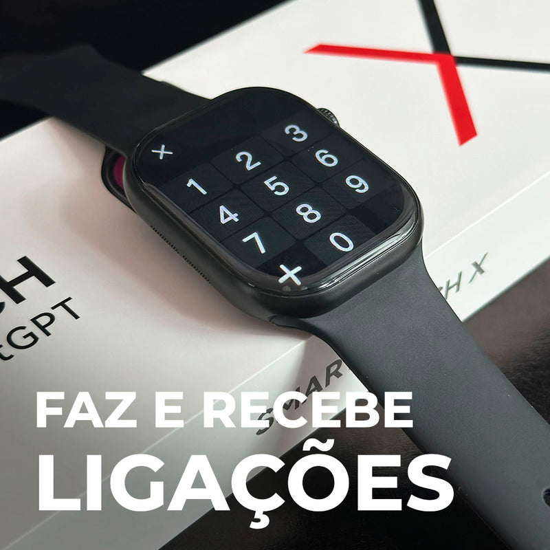 SmartWatch W10 chat GPT em Português + Capinha e pulseira GRÁTIS