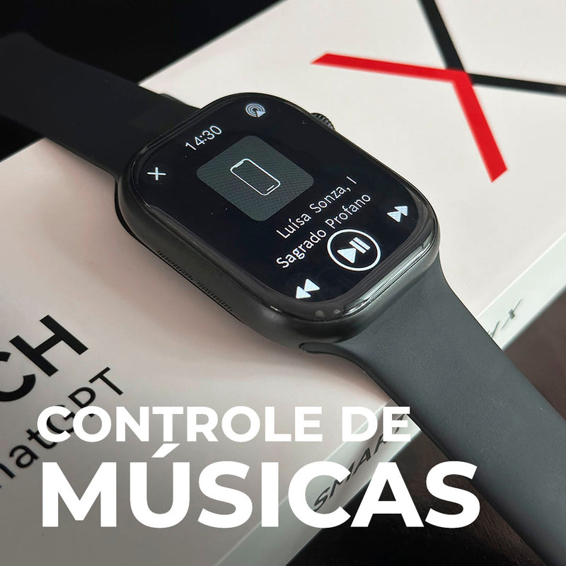 SmartWatch W10 chat GPT em Português + Capinha e pulseira GRÁTIS