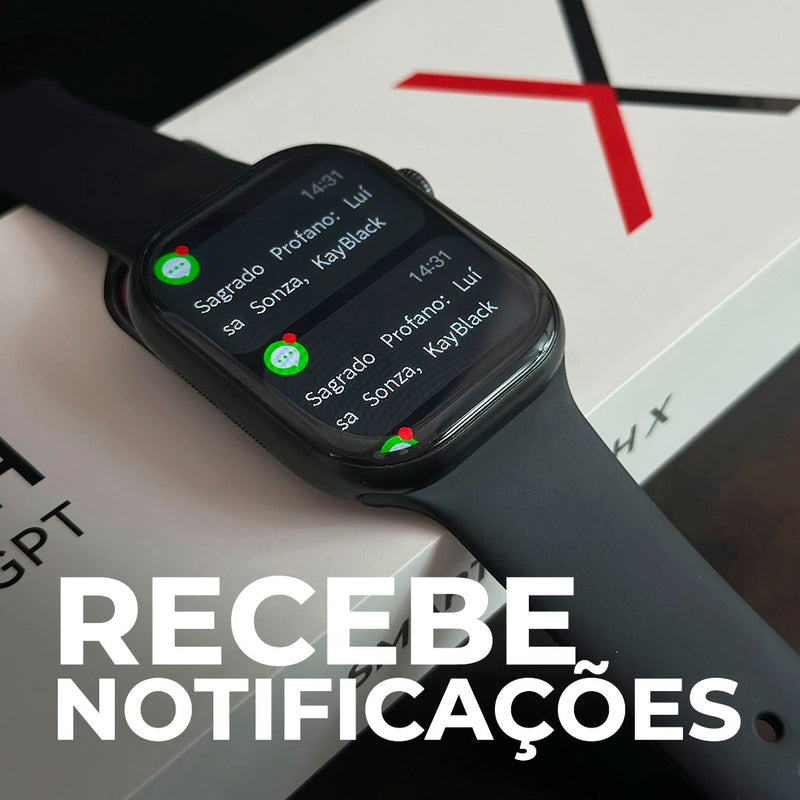 SmartWatch W10 chat GPT em Português + Capinha e pulseira GRÁTIS