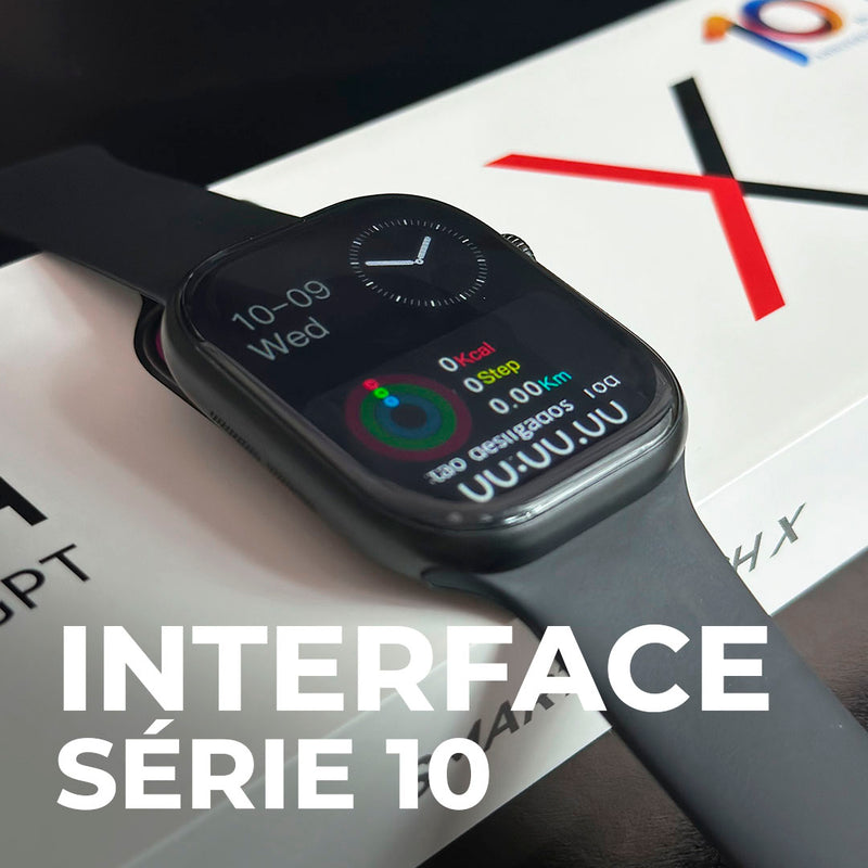 SmartWatch W10 chat GPT em Português + Capinha e pulseira GRÁTIS