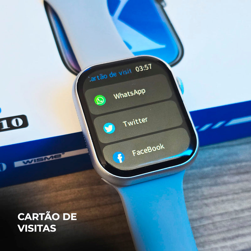 SmartWatch Série 10 WS-X10 Ultra  + Kit com 3 Pulseiras GRÁTIS