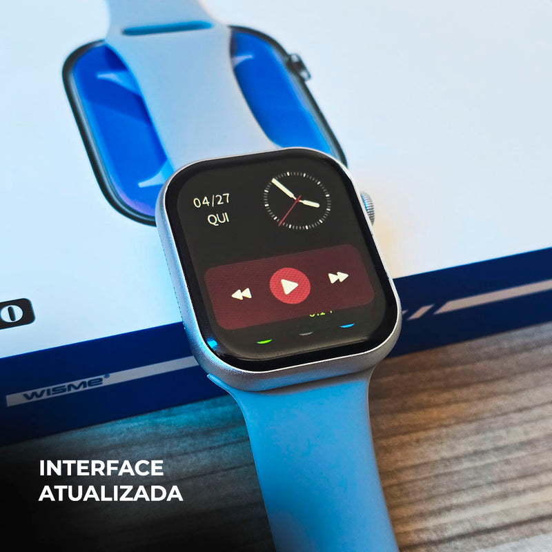 SmartWatch Série 10 WS-X10 Ultra  + Kit com 3 Pulseiras GRÁTIS
