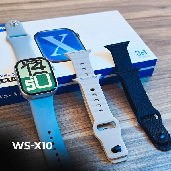 SmartWatch Série 10 WS-X10 Ultra  + Kit com 3 Pulseiras GRÁTIS