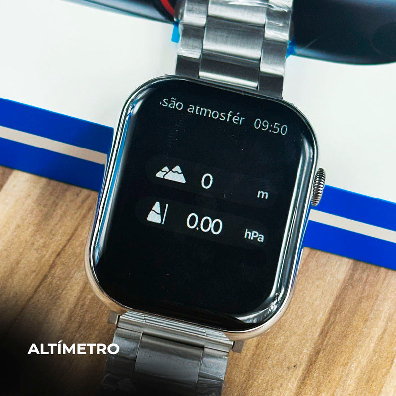 Smartwatch Série 10 WS-X11 + Kit com 7 Pulseiras GRÁTIS