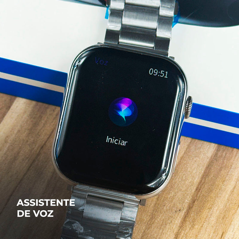 Smartwatch Série 10 WS-X11 + Kit com 7 Pulseiras GRÁTIS
