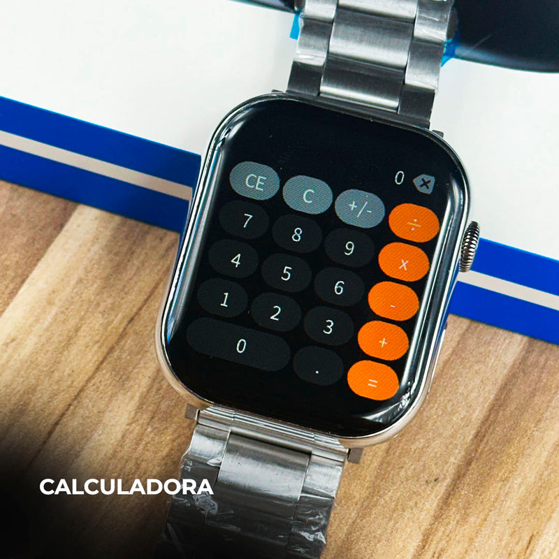 Smartwatch Série 10 WS-X11 + Kit com 7 Pulseiras GRÁTIS