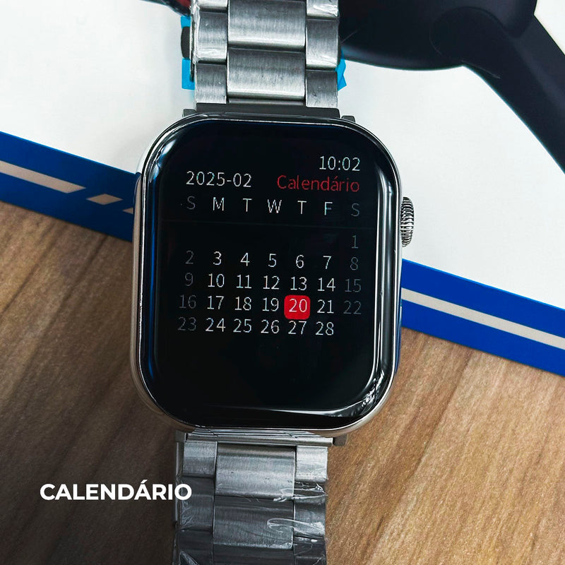 Smartwatch Série 10 WS-X11 + Kit com 7 Pulseiras GRÁTIS