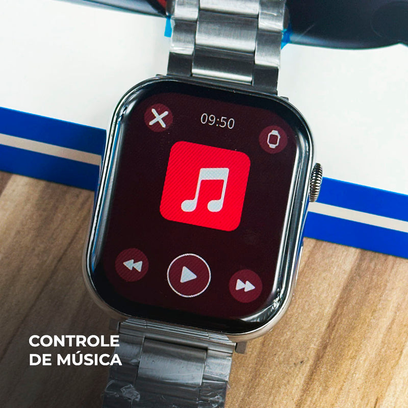 Smartwatch Série 10 WS-X11 + Kit com 7 Pulseiras GRÁTIS