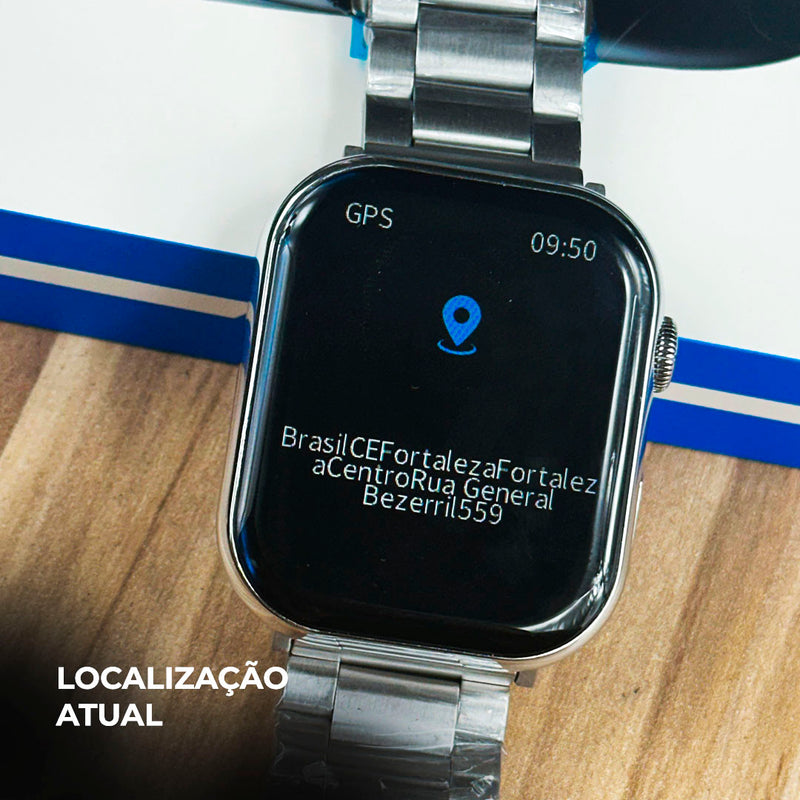 Smartwatch Série 10 WS-X11 + Kit com 7 Pulseiras GRÁTIS