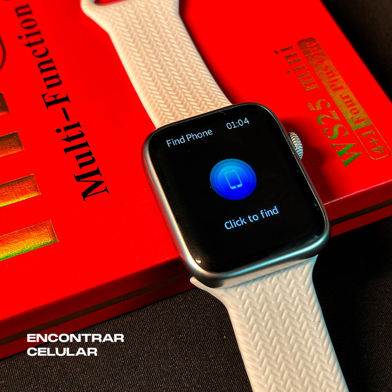 Smartwatch WS25 Mini + Kit com 4 Pulseiras GRÁTIS