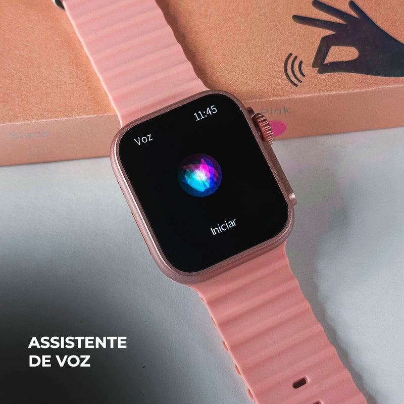 Smartwatch WS26 Dual Touch + Kit com 4 Pulseiras GRÁTIS