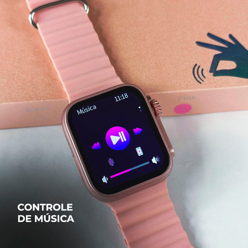 Smartwatch WS26 Dual Touch + Kit com 4 Pulseiras GRÁTIS
