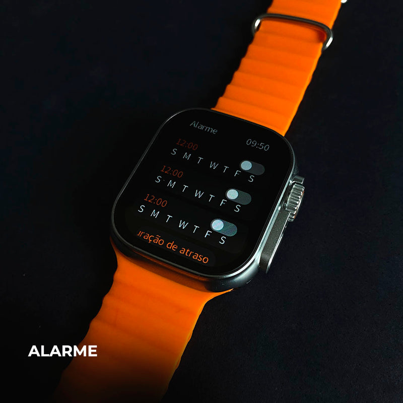Smartwatch WS-79 Ultra 2 + Kit com 3 Pulseiras GRÁTIS